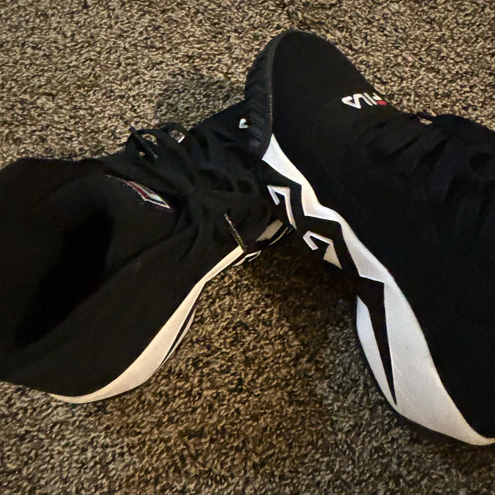 Fila Black and White Men's Shoes